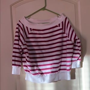 Off the shoulder sweatshirt